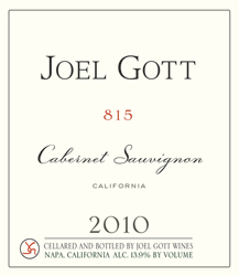 Wine Label for Joel Gott Wines